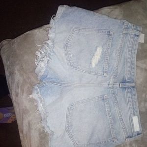 Abercrombie & Fitch cutoff denim shorts